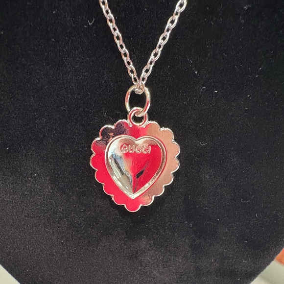 Gucci stamped zipper pull on unbranded necklace - Picture 4 of 5